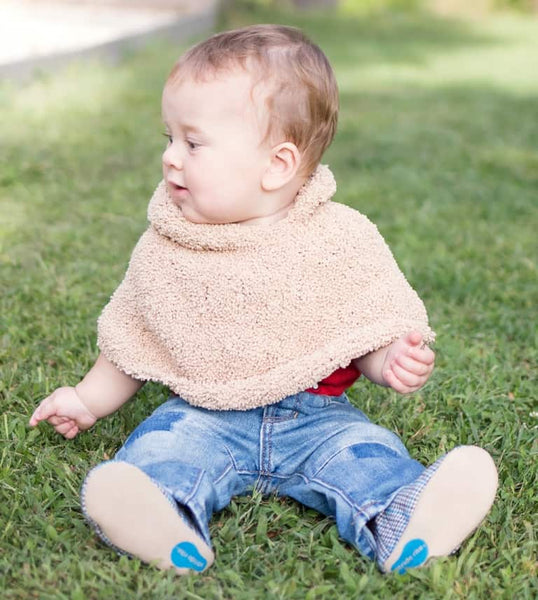 Baby Hooded Poncho Knitting Pattern
