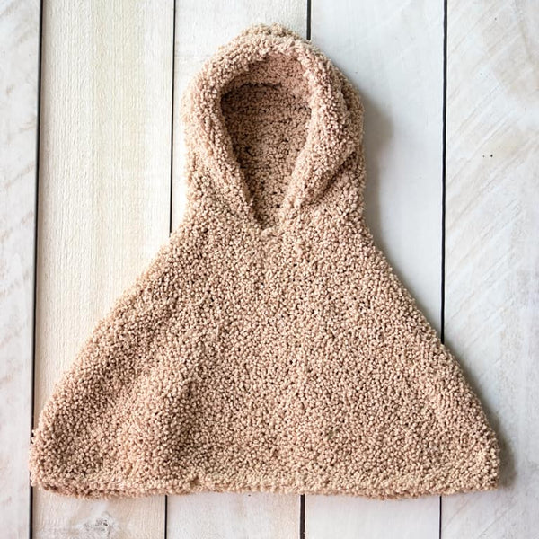 Baby Hooded Poncho Knitting Pattern