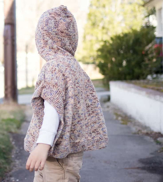 Little Kids Hooded Poncho