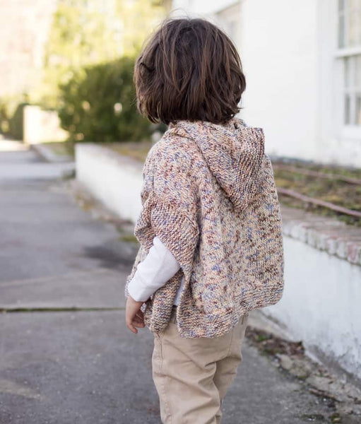 Little Kids Hooded Poncho
