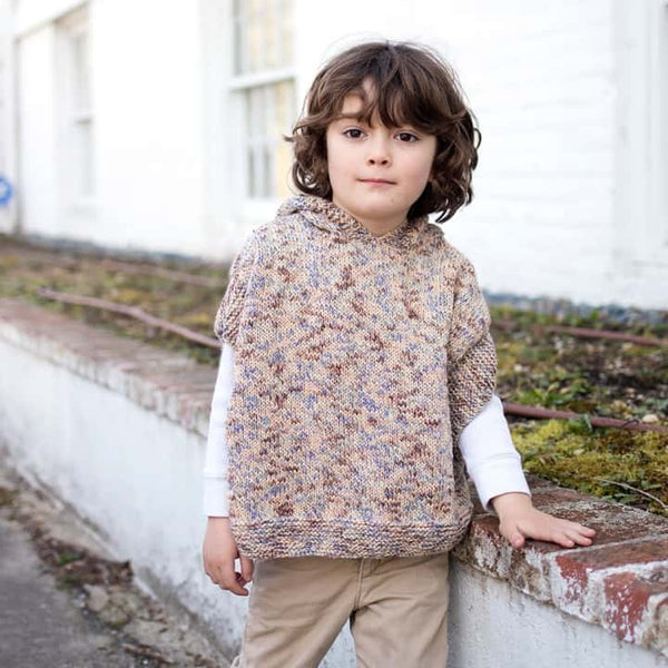 Little Kids Hooded Poncho