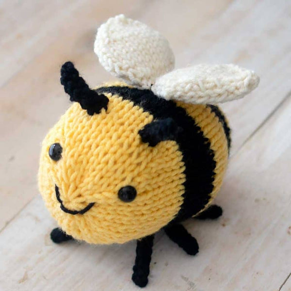 Easy Plush Bee Knitting Pattern