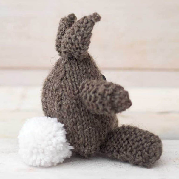 Flat Knit Plush Bunny