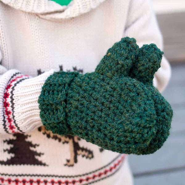 Kids Mittens Crochet Pattern