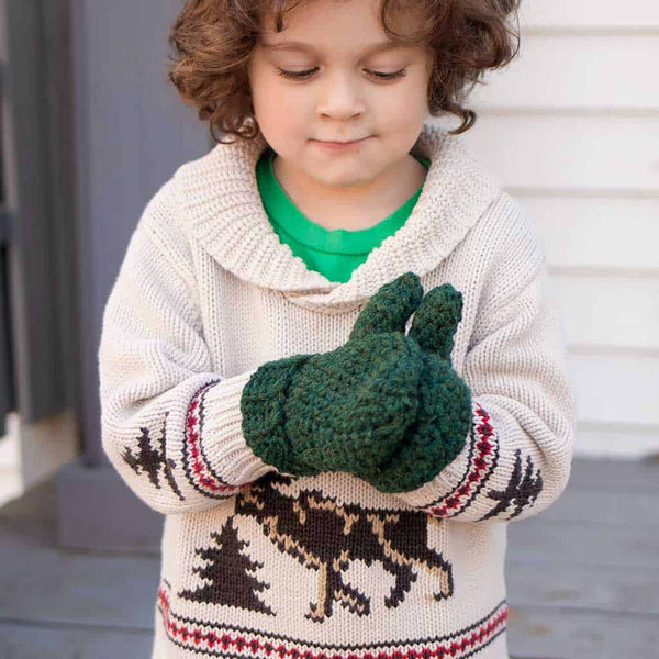 Kids Mittens Crochet Pattern