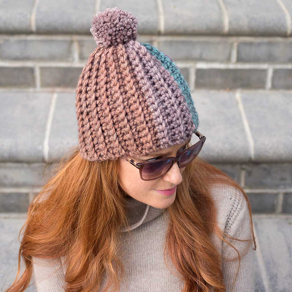 Super Bulky Flat Crochet Hat