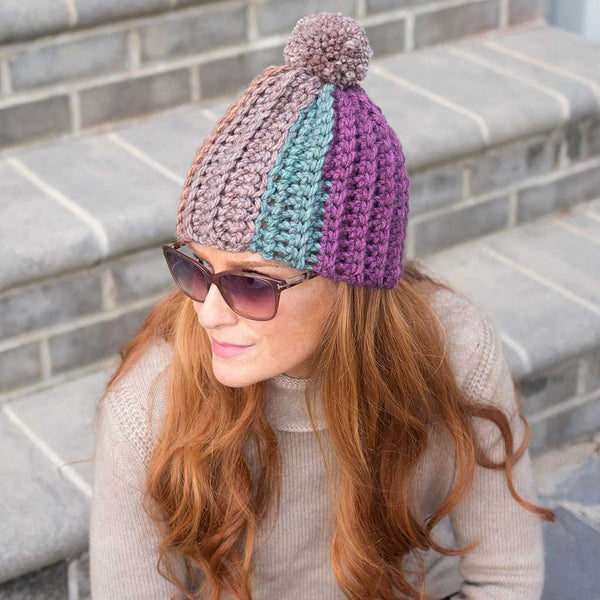 Super Bulky Flat Crochet Hat