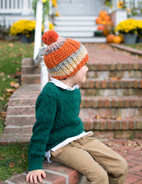 Kid's Beginner Flat Knit Hat
