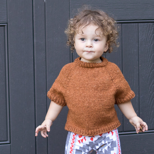 Top Down Baby Sweater