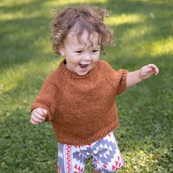 Top Down Baby Sweater