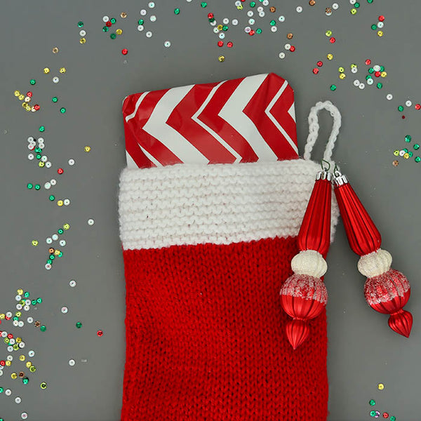 Flat Knit Stocking Knitting Pattern