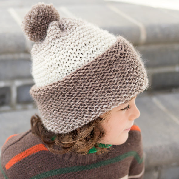 Easiest Flat Knit Kid's Hat