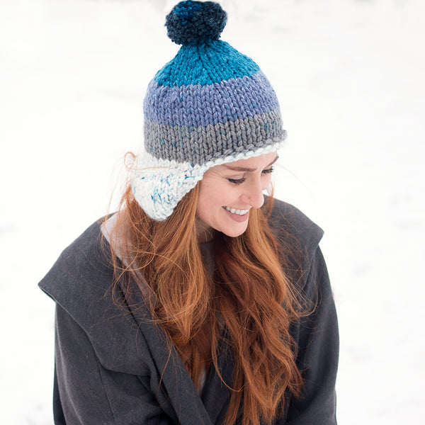 Flat Knit Thick & Quick Hat