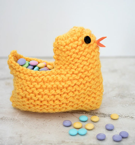 Easy Easter Chick Basket