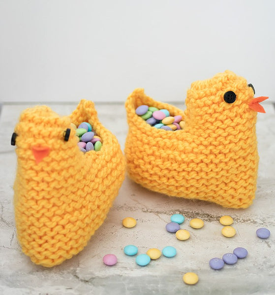 Easy Easter Chick Basket