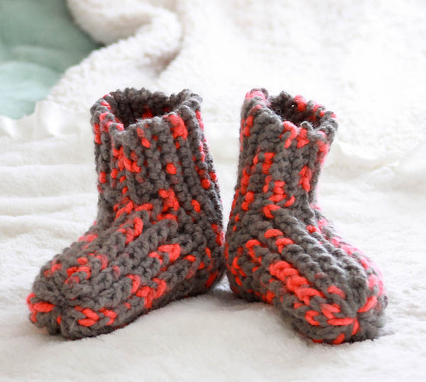 Easy Womens Slippers Knitting Pattern