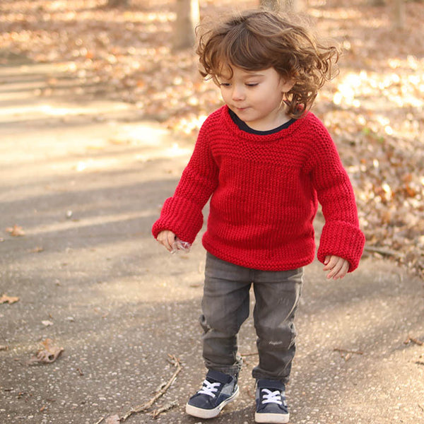 Easy Toddler Sweater Knitting Pattern