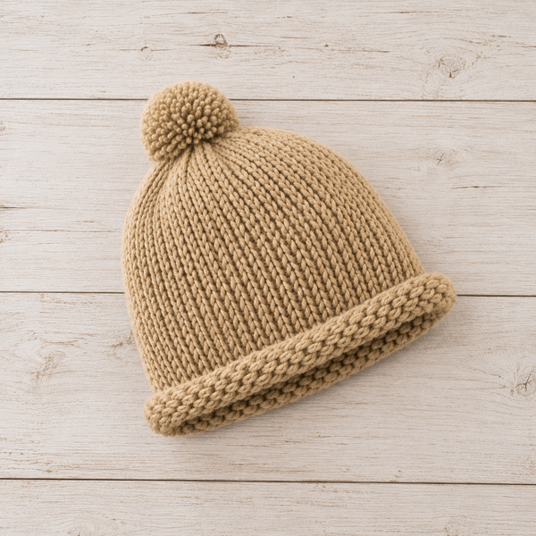 1 Hour Men's Hat Knitting Pattern