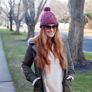 Basic Cable Knit Hat