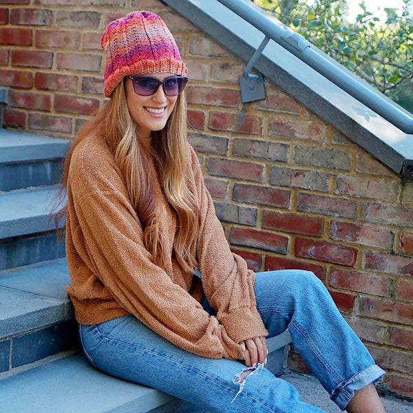 Wave Hat Knitting Pattern