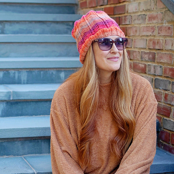 Wave Hat Knitting Pattern