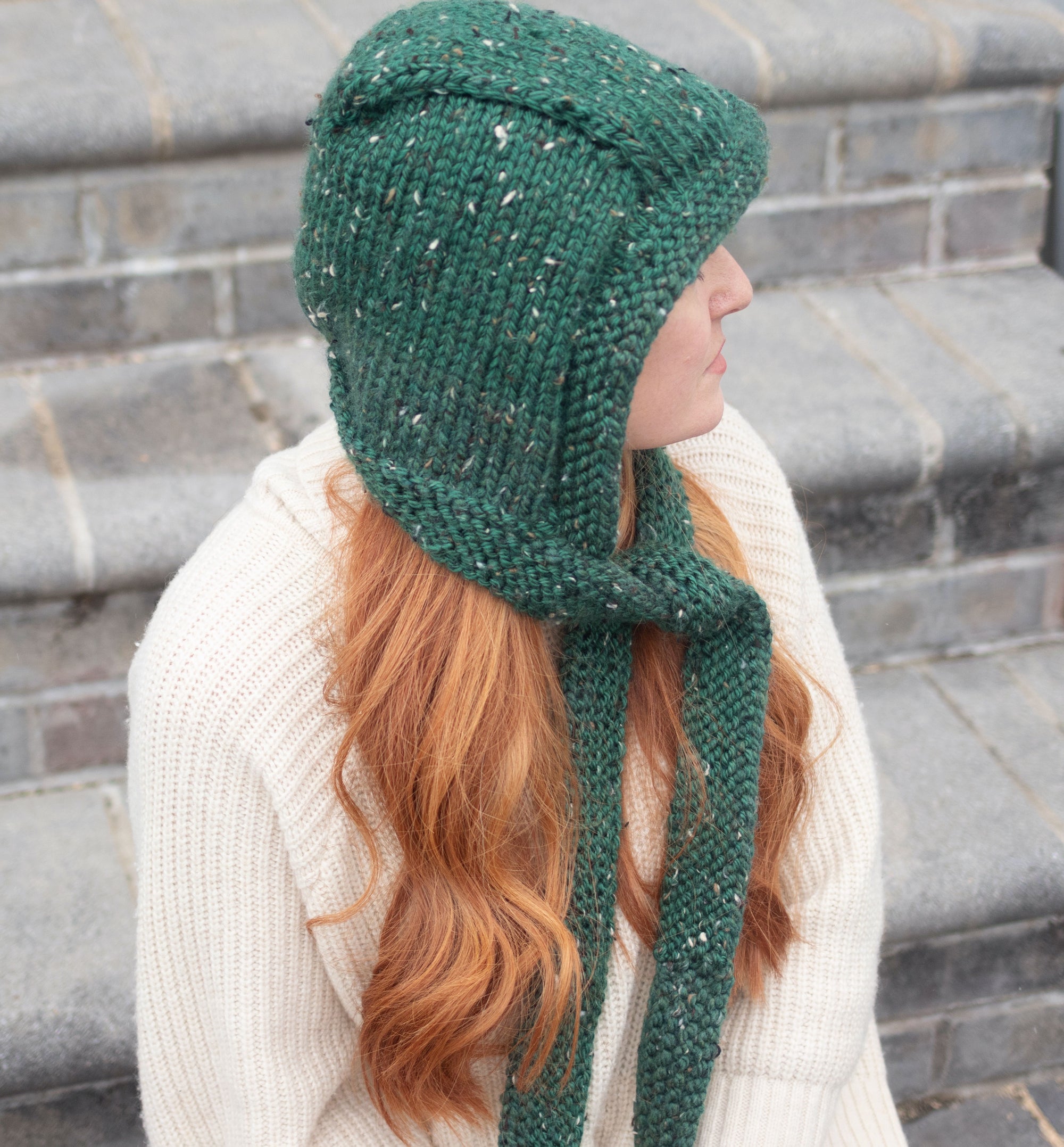 Womens Bonnet Knitting Pattern