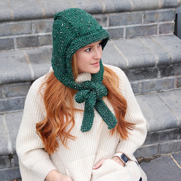 Womens Bonnet Knitting Pattern