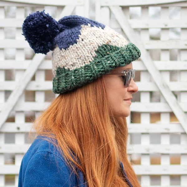 Colorwork Mountain Hat Knitting Pattern