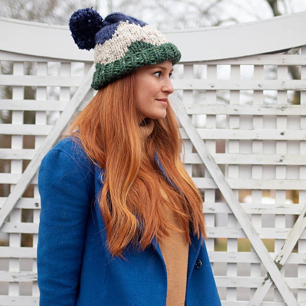 Colorwork Mountain Hat Knitting Pattern