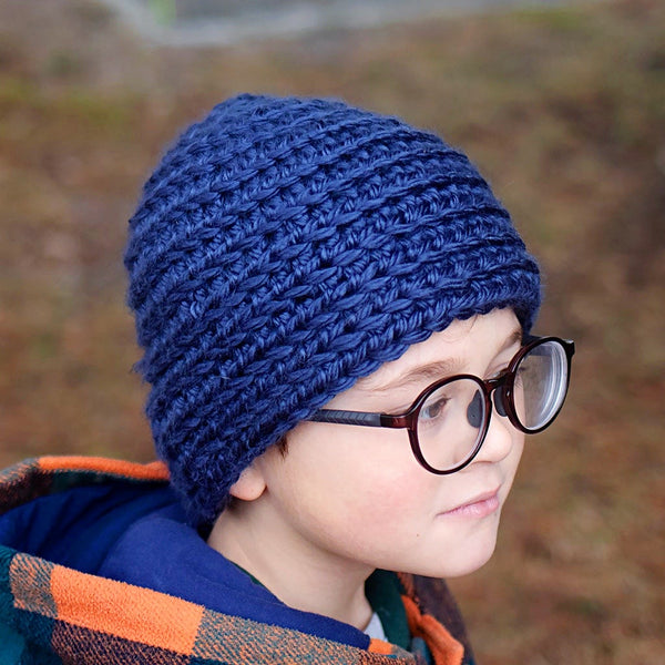 Kids Spiral Crochet Hat