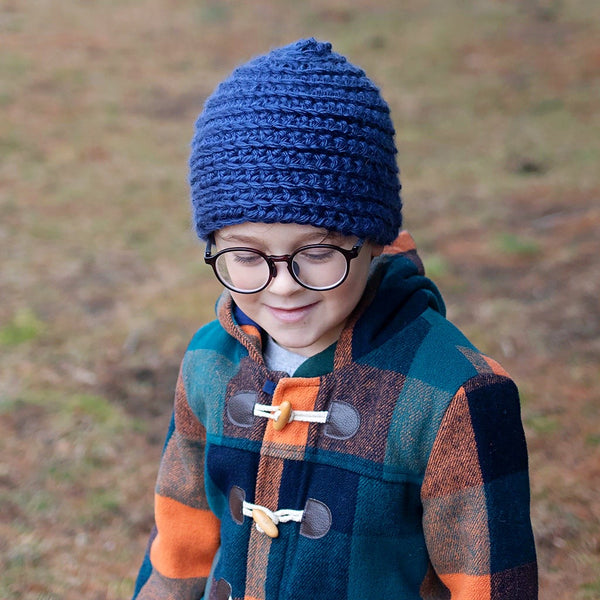 Kids Spiral Crochet Hat