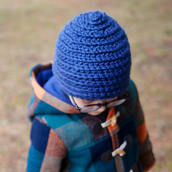 Kids Spiral Crochet Hat