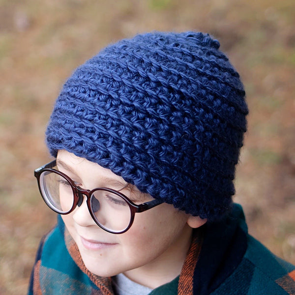 Kids Spiral Crochet Hat