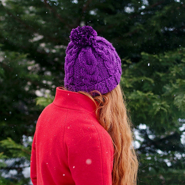 Chunky Cable Knit Hat