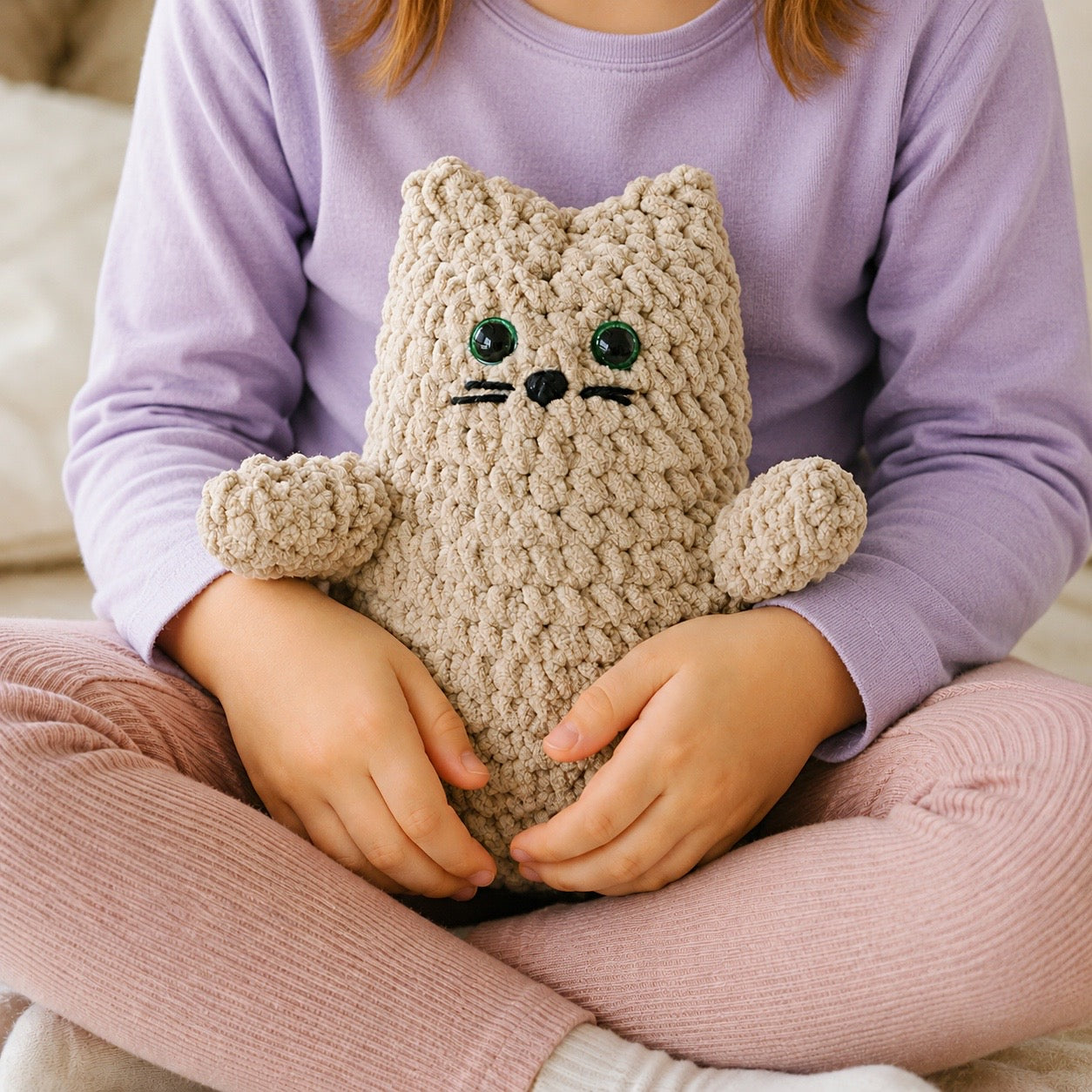 Easy Crochet Chunky Cat Pattern