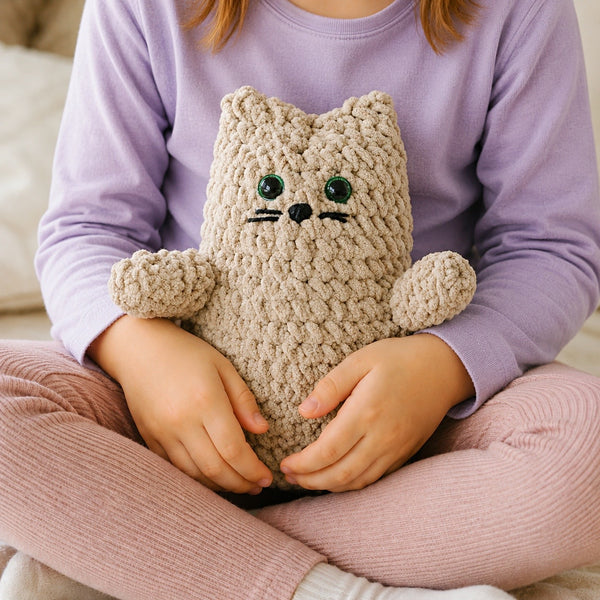 Easy Crochet Chunky Cat Pattern