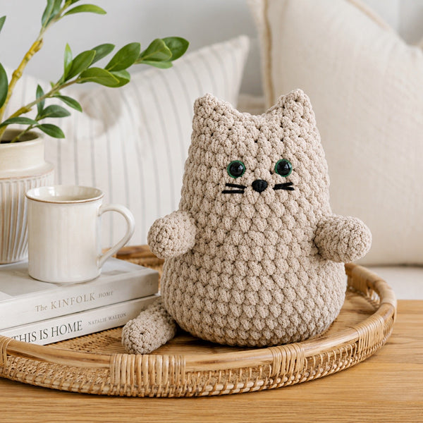 Easy Crochet Chunky Cat Pattern