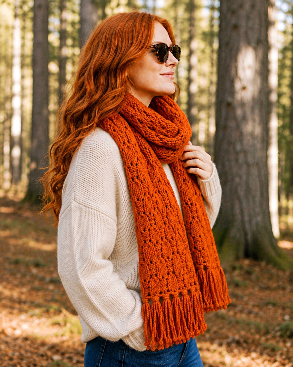 Easy Super Bulky Scarf Knitting Pattern