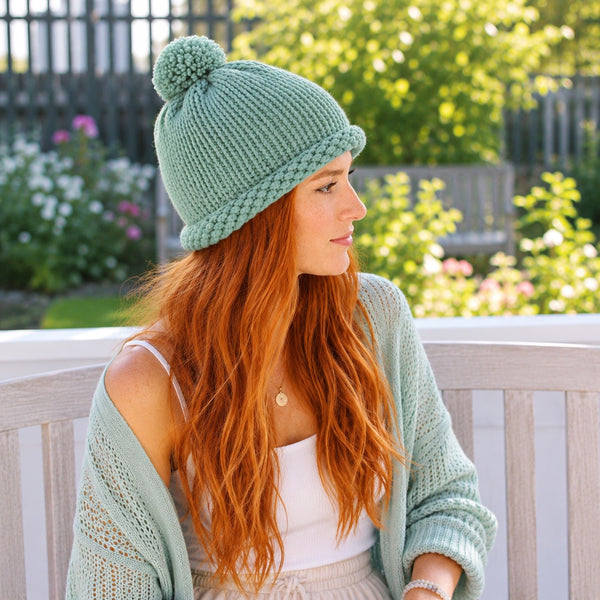 1 Hour Womens Hat Knitting Pattern