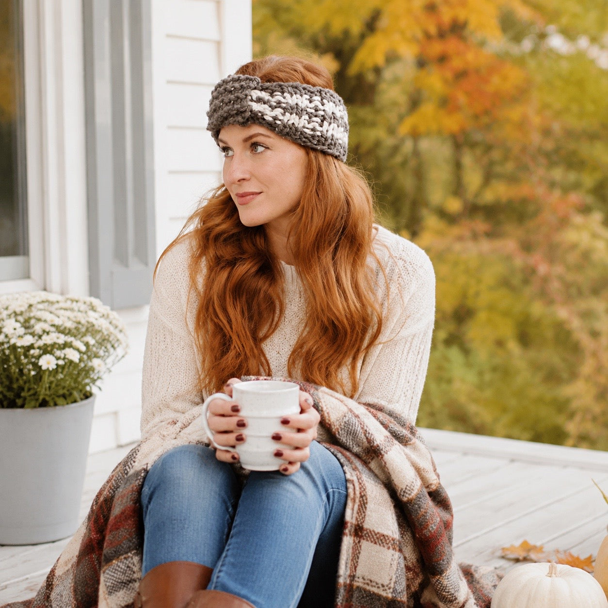 Easy Stripe Headband Knitting Pattern