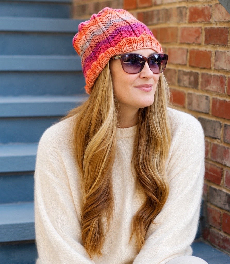 Wave Hat Knitting Pattern