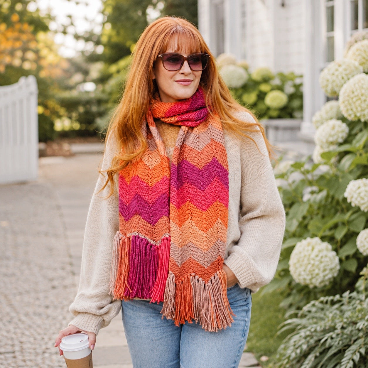 Easy Wave Scarf Knitting Pattern