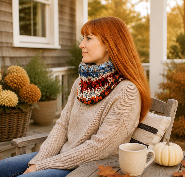 Stash Busting Cowl Knitting Pattern
