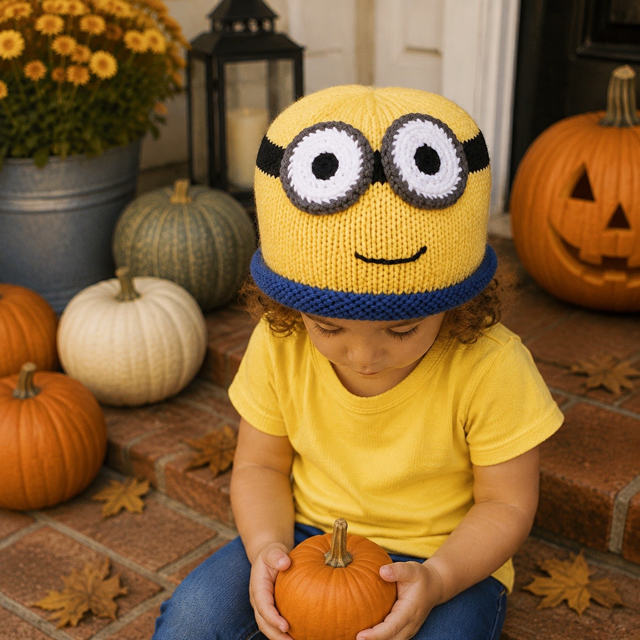 Minion Hat Knitting Pattern