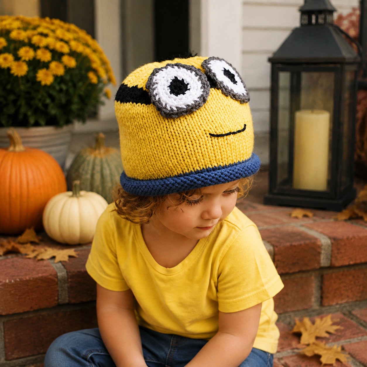 Minion Hat Knitting Pattern