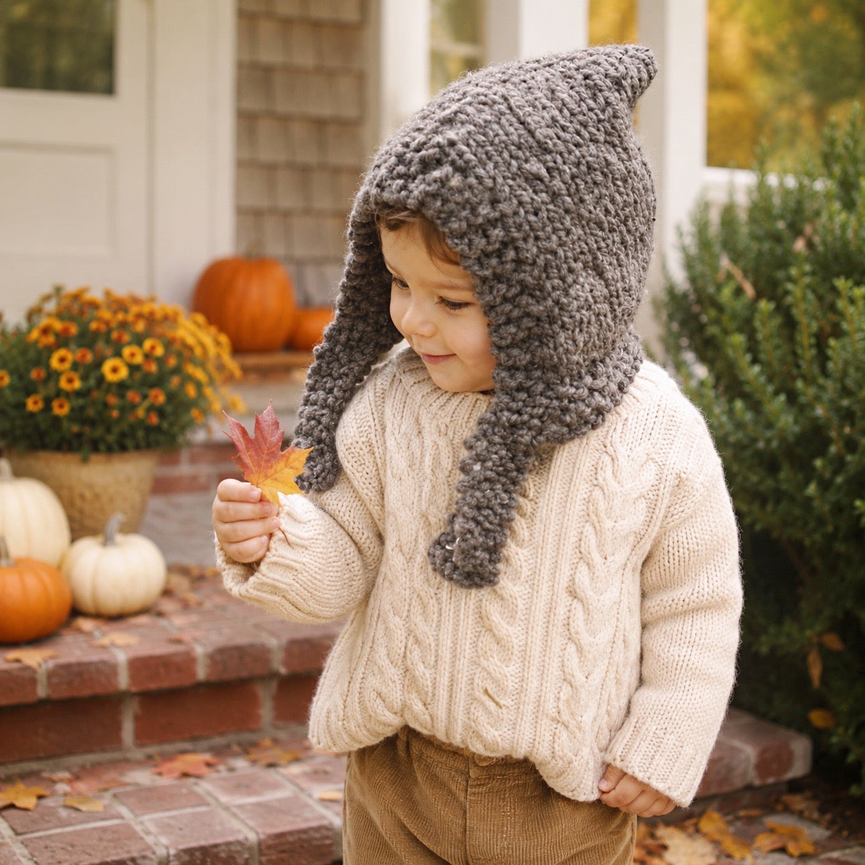 Easy Kids Super Bulky Hood Knitting Pattern