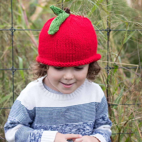 Apple Hat Knitting Pattern