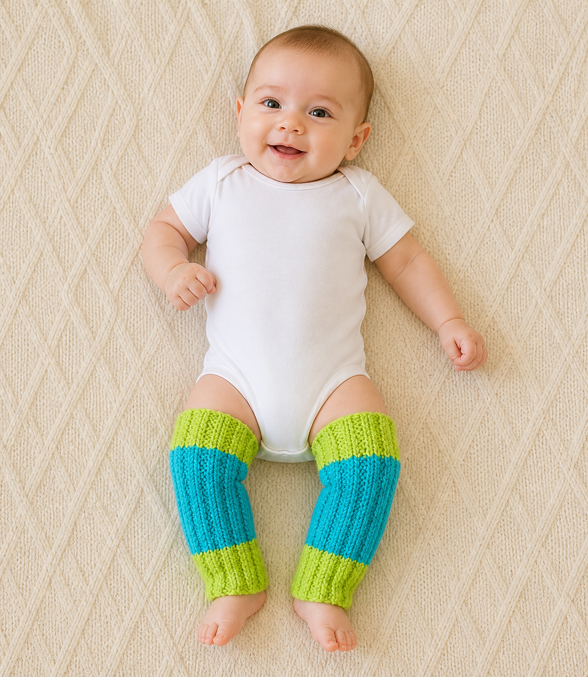 Easy Baby Leg Warmers Knitting Pattern