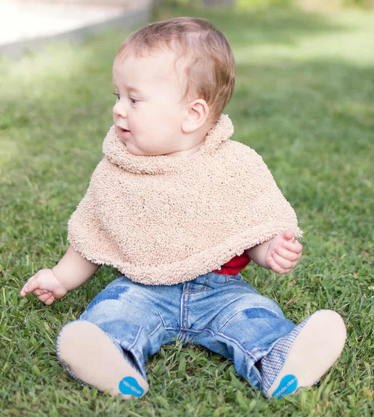 Easy Baby Poncho Knitting Pattern