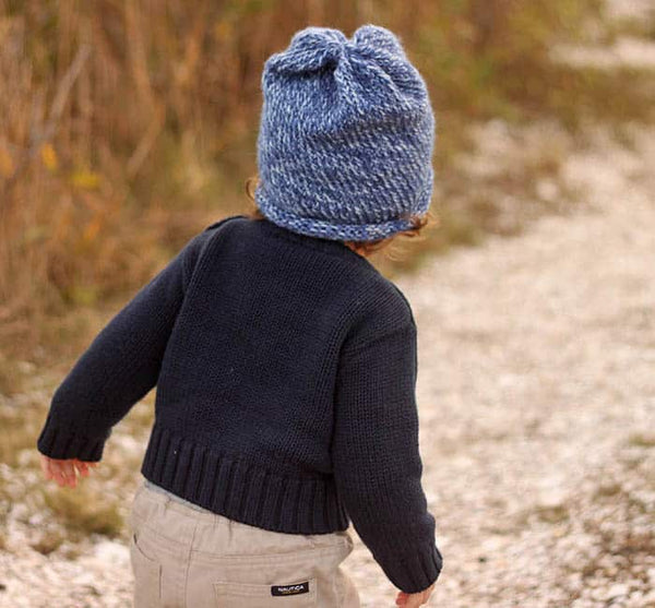 Easy Toddler Slouch Beanie Knitting Pattern